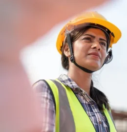 Queensland Indian Girl Local Concrete Contractor At Work With Flourish Hire Team