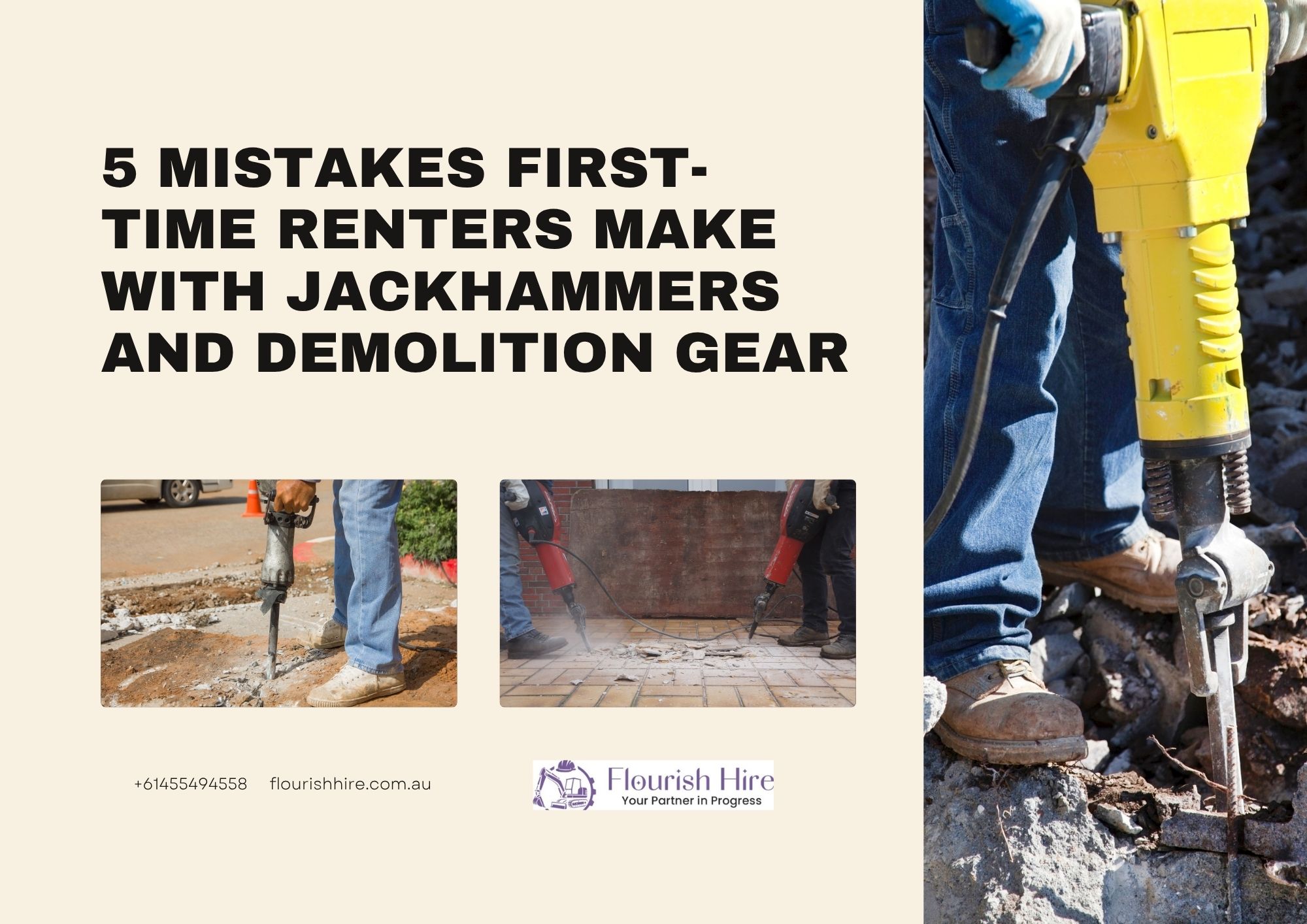 jackhammers